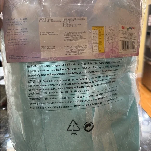 Disney Frozen Elsa Princess Costume Women Small 4-6 NEW - Picture 5 of 7